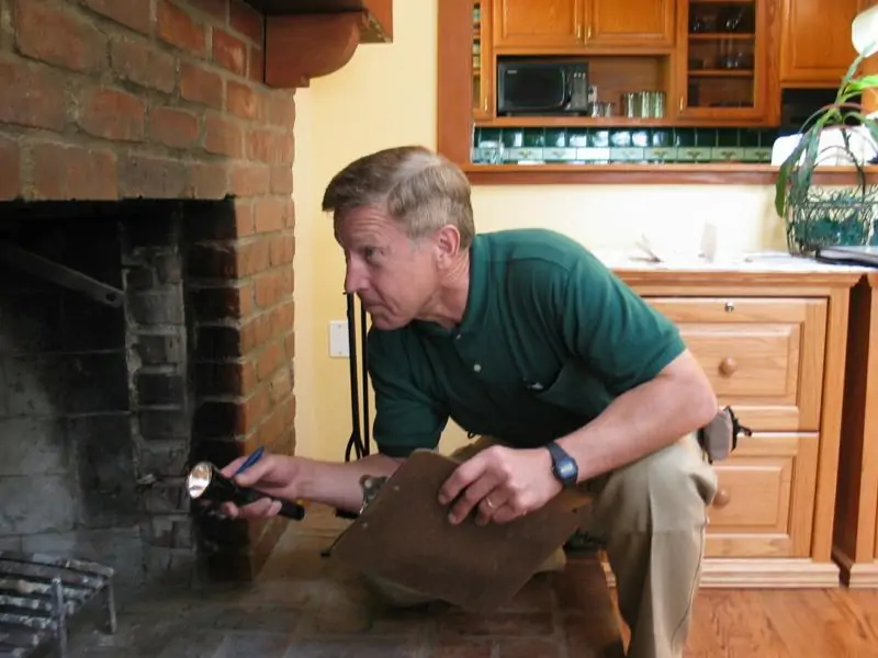wood stove chimney sweep
